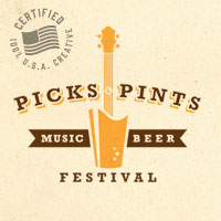 Picks & Pints Music and Beer Festival Logo